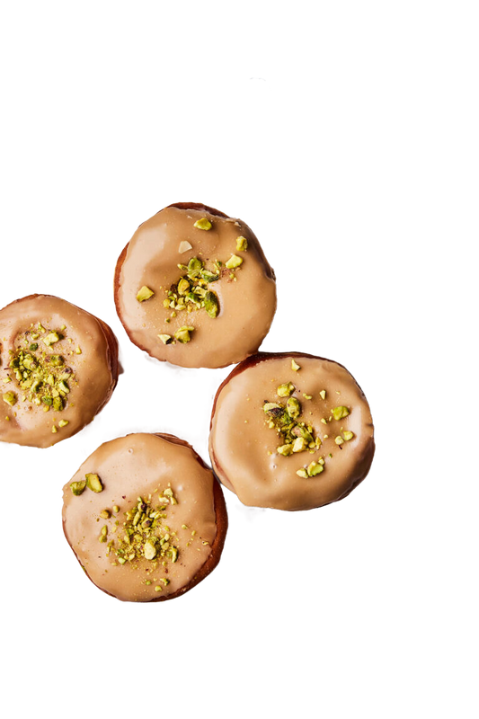 Salted Caramel & Pistachio Doughnut