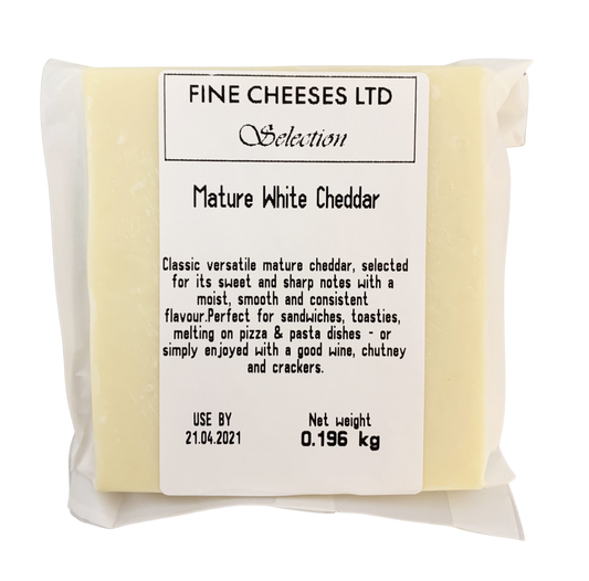 Mature White Cheddar Pre Sliced