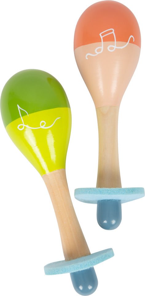 Groovy Beats Wooden Maracas – Set of 2 - Heirloom Hall
