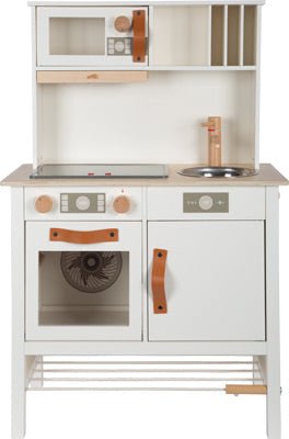 White Wooden Play Kitchen Tasty - Heirloom Hall