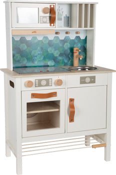 White Wooden Play Kitchen Tasty - Heirloom Hall