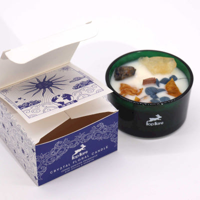 Hop Hare Crystal Magic Flower Candle - The Sun