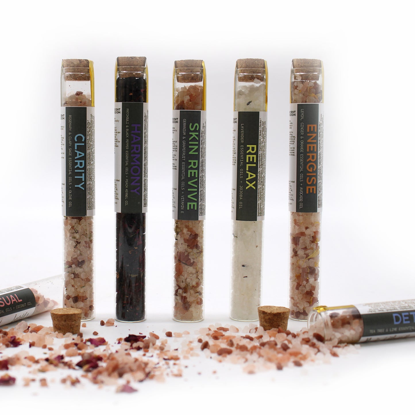 Bath Salts in Vials - Gift Pack