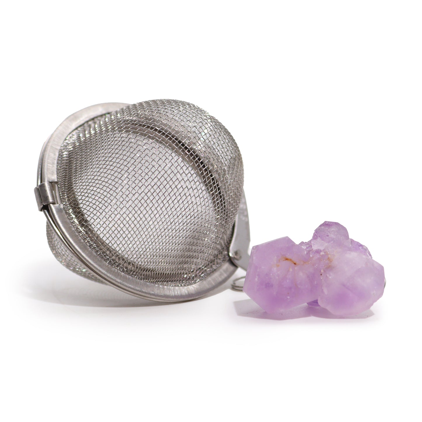 Amethyst Raw Gemstone Tea Strainer – A Touch of Natural Elegance