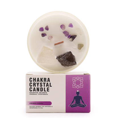 Chakra Crystal Candle - Elevate Your Spiritual Connection