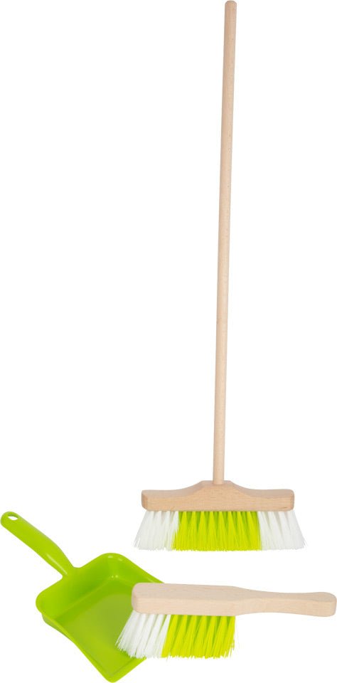 Wooden Broom & Dustpan Set – “Clean & Tidy” Role Play Collection - Heirloom Hall