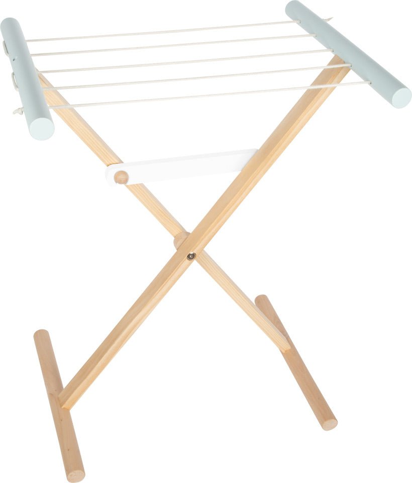 Wooden Clothes Drying Rack – “Clean & Tidy” Role Play Collection - Heirloom Hall