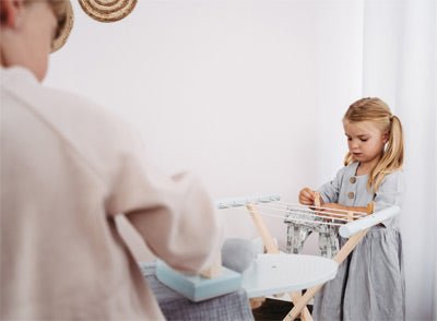 Wooden Clothes Drying Rack – “Clean & Tidy” Role Play Collection - Heirloom Hall