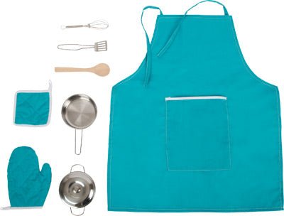 Wooden Cooking Set with Apron – “Fresh” Collection - Heirloom Hall