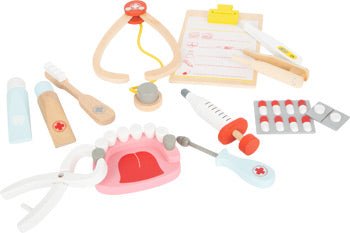 Wooden Dentist’s Kit – “Doctor” Role Play Collection - Heirloom Hall