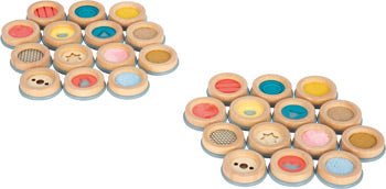 Wooden Tactile Memory Game – Sensory Touch & Matching Set - Heirloom Hall