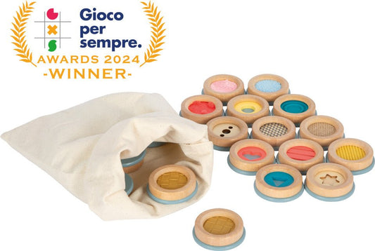 Wooden Tactile Memory Game – Sensory Touch & Matching Set - Heirloom Hall