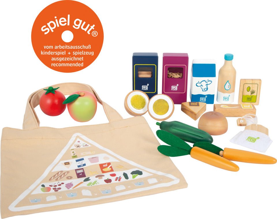 Wooden Vegetarian Play Food Set - Heirloom Hall