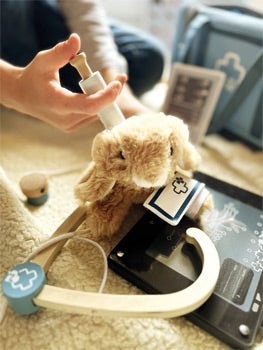 Wooden Veterinarian Play Set – “Doctor” Role Play Collection - Heirloom Hall