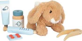 Wooden Veterinarian Play Set – “Doctor” Role Play Collection - Heirloom Hall