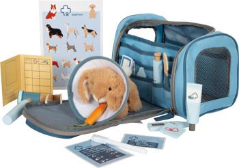 Wooden Veterinarian Play Set – “Doctor” Role Play Collection - Heirloom Hall