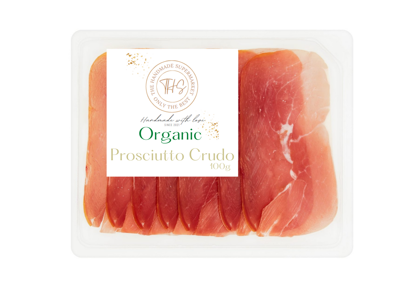 Organic Prosciutto Crudo 24 Month Matured